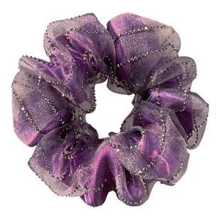 超仙网纱大肠发圈低马尾发饰2024新款高级感头绳女高弹扎头发皮筋