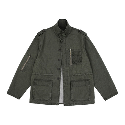 重水洗做旧通勤工装外套派克服