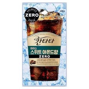 韩国直邮乐天康塔塔冰美式黑咖啡冷萃焦糖榛果即饮饮料提神醒脑