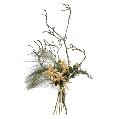 银叶合欢公主套装插花神器花艺