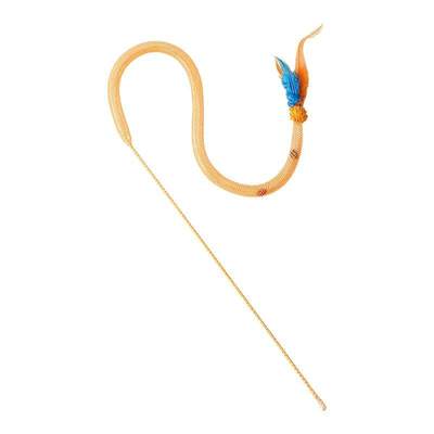 小猫咪蛇形逗猫棒羽毛解闷玩具