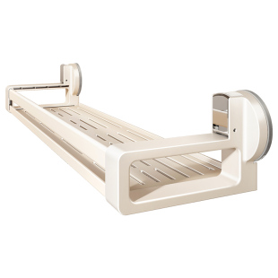 卫生间吸盘置物架浴室壁挂整理架免打孔洗漱台墙上化妆品收纳架子