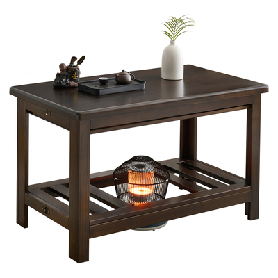 高端黑胡桃木折叠烤火桌子家用