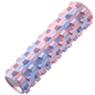 泡沫轴狼牙棒按摩滚轮泡沫轴肌肉放松专业滚轴大腿按摩器瑜伽按摩