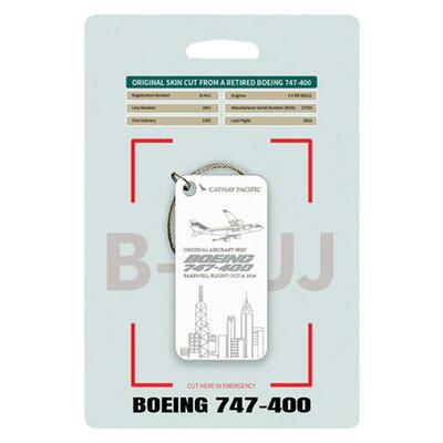 国泰航空波音747飞机蒙皮钥匙扣