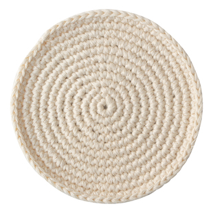 刺子绣茶垫壶承壶垫紫砂养壶垫丝瓜杯垫编织茶杯垫隔热垫吸水防烫