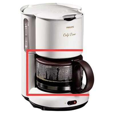 通用飞利浦HD7400美式滴漏咖啡机煮茶壶原装玻璃壶配件过滤网配件