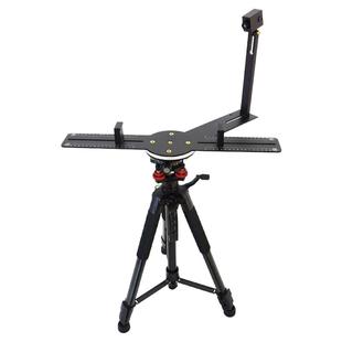 云台水平罗盘支架三脚架十字红外线360度旋转无磁便携水平罗经杖
