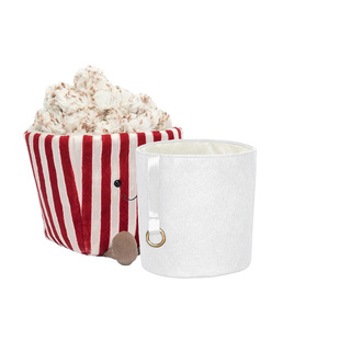 缇星梵适用jellycat趣味爆米花斜跨包内胆包中包内衬防水收纳轻薄