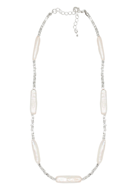 JX I 卡特 巴洛克珍珠项链小众高级感轻奢颈链艺术气质碎银锁骨链