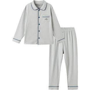 巴拉巴拉男童睡衣套装中大童家居服春装2026新款童装儿童纯棉秋衣