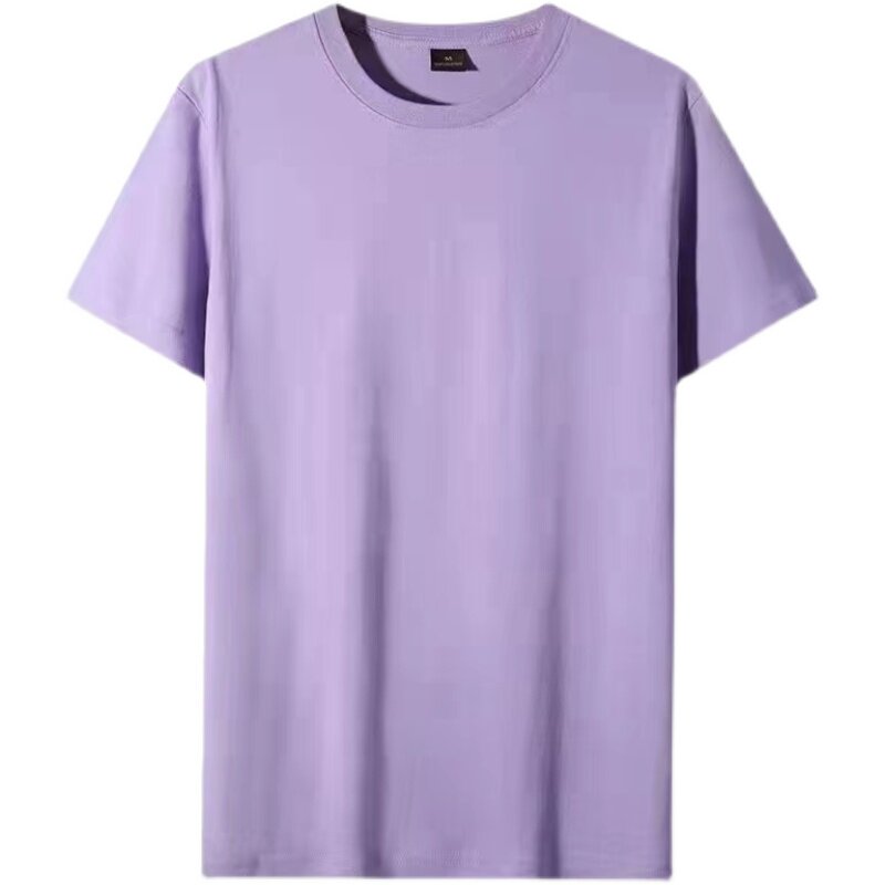 高端圆领T恤定制班服工作拓展学生运动会聚会印字logo亲子短袖diy
