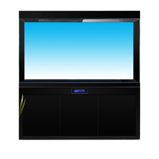 定制草缸背景纸 蓝白青渐变色高清贴画造景装饰水草简约背景壁纸