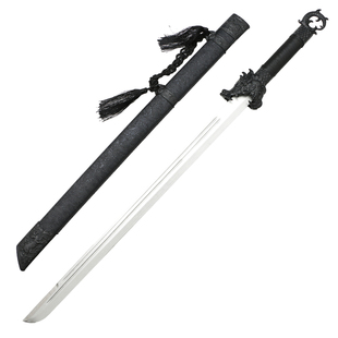 唐横刀竹木刀武术拔刀剑中国风防身cos风雁翎绣春花刀儿童道具