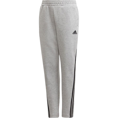 Adidas阿迪达斯儿童经典运动针织修身三条杠休闲小脚裤GE0667