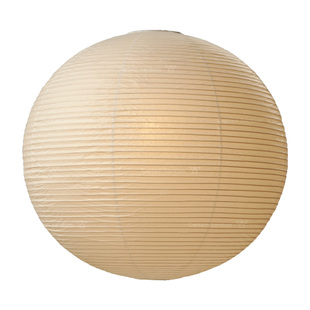 野口勇日式侘寂风球形灯罩北欧纸灯餐厅卧室客厅艺术吊灯绵簧不巧