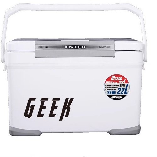 22升钓箱保温箱装鱼冷藏72小时手提背带加厚可坐双开门6倍多功能