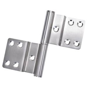 森莱五金不锈钢4寸旗型合页双曲折加厚可拆脱卸防火门合叶360度折页单片价