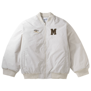 日系街头宽松飞行服立领夹克男2025春季情侣棒球领工装休闲外套女