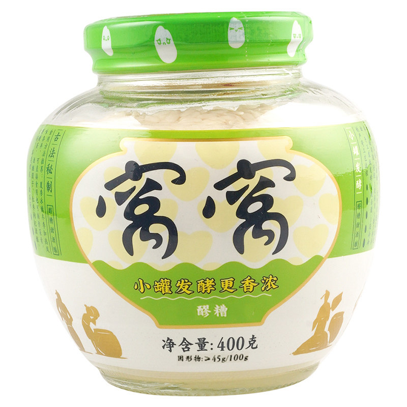 窝窝醪糟米酒400g瓶装低度甜酒