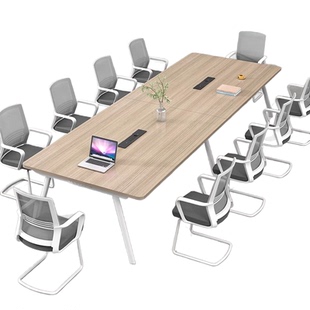 会议桌长桌简约现代洽谈培训桌会议室桌椅组合长条桌工作台大桌子