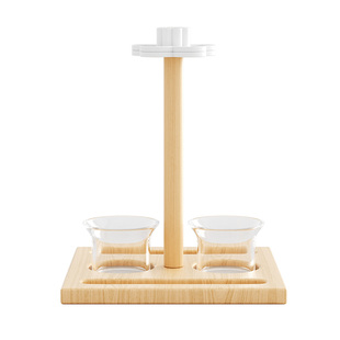 鹦鹉食盒站架食盆空中食盒喂食器防溅鸟食盘饮水器鸟笼装饰鸟玩具