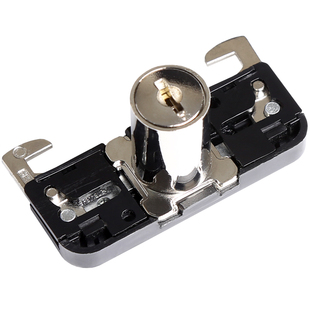 卷帘门双钩锁 文件柜双开门锁伸缩移门锁 折叠柜锁 带勾百页门锁