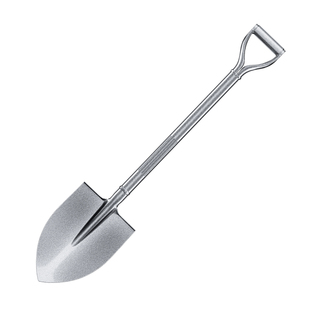 铁锹锰钢家用铲子户外挖土工兵铲农用工具小尖头铲车载铁锨植树节