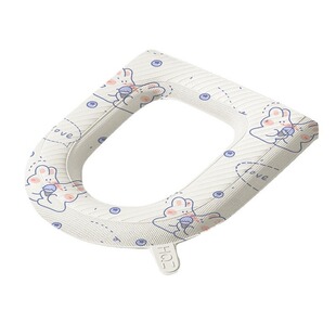 Toilet Seat Cover EVA Cartoon Adhesive Waterproof Large