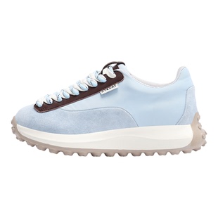 星期六6CM轻便不累脚内增高德训鞋女款厚底百搭休闲鞋子阿甘女鞋