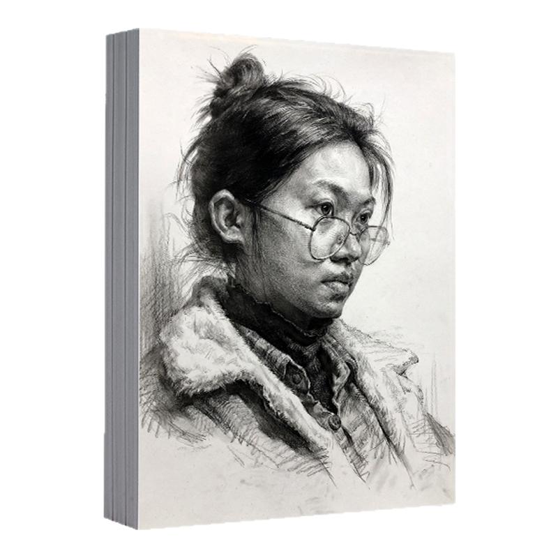 100张素描纸加厚4k8k美术画纸水粉水彩纸铅画纸初学者学生用a3A4马克纸美术生专用绘画白纸四八开速写纸16k