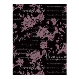 【2.14情人节】芯苼 原创玫瑰诗集包花纸手工diy鲜花束高级包装纸