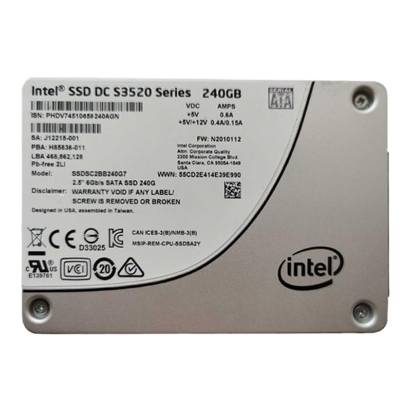 Intel英特尔S352035103500PRO2500240G480GSATA企业级SSD固态硬盘