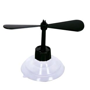 抖音个性摩托车头盔吸盘竹蜻蜓装饰安全帽风车电动车犄角旋转牛角