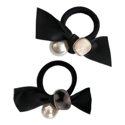 蝴蝶结头绳2024新款高端发圈高弹力耐用橡皮筋扎头发女高马尾发绳