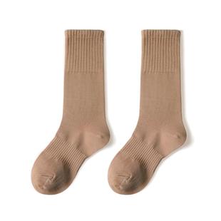 小茉莉现代舞袜男女中筒防滑练功袜子古典舞蹈袜棉加厚芭蕾形体袜