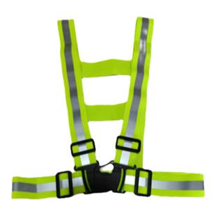 反光背心安全马甲儿童松紧调节弹力背带骑行夜跑反光安全背心儿童