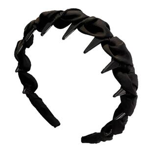 高颅顶黑色发箍女款2025新款日常外戴洗脸头箍秋冬发带压发卡头饰