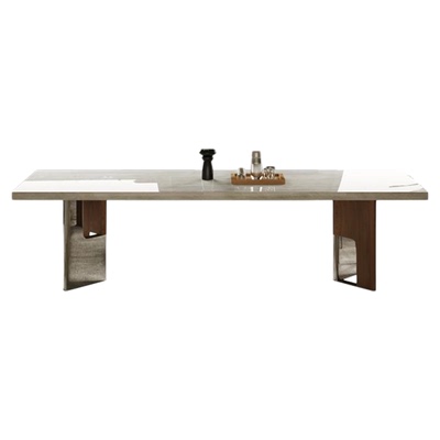 蒂梵拉下挂5CM天然奢石餐桌