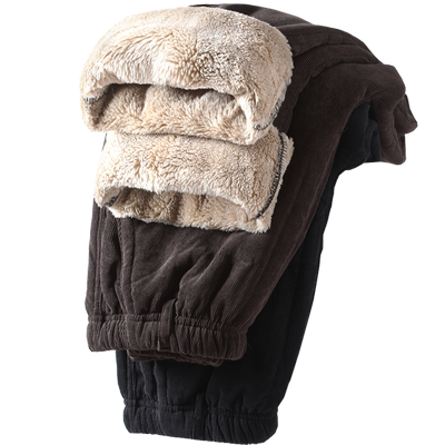 冬季爸爸裤子宽松外穿棉裤