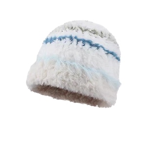 东北防寒帽子女冬季大头围毛绒渔夫帽保暖雷锋帽风雪毛茸护耳帽