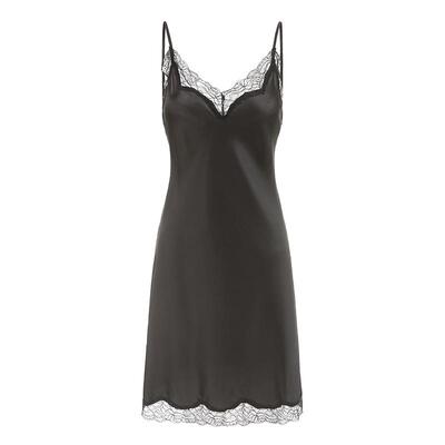 睡衣性感冰丝纯欲蕾丝吊带睡裙