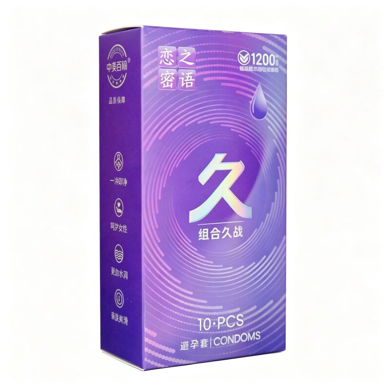 恋之密语超薄玻尿酸螺纹颗粒避孕套