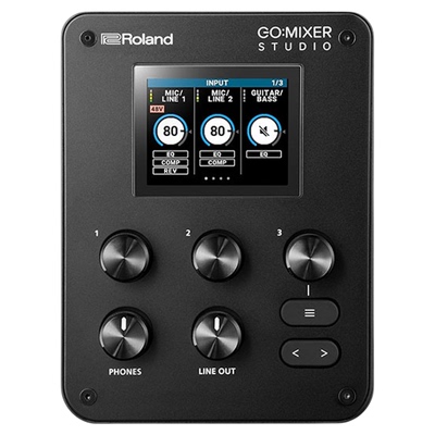 Roland罗兰GO:MIXER STUDIO手机混录直播调音台USB音频接口声卡