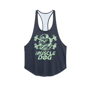 肌肉狗【全息残影】速干运动背心男26年新品美式工字训练健身上衣