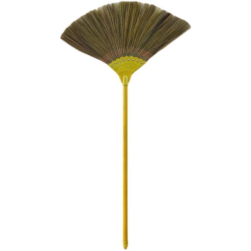 老式芒草大扫把铁皮簸箕扫院子庭院扫地工厂车间专用笤帚扫帚捎把