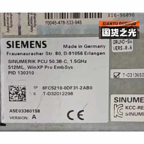 议价6FC52100DF312AB0PCU50.3适用