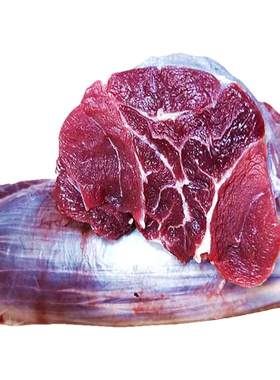 阿勒泰散养褐牛新鲜雪花牛腱子肉