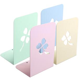 思进书立架金属加厚大号书夹书靠书挡学生用黑色创意透明伸缩书立隔板高中生桌面收纳放书立书架固定书本支架