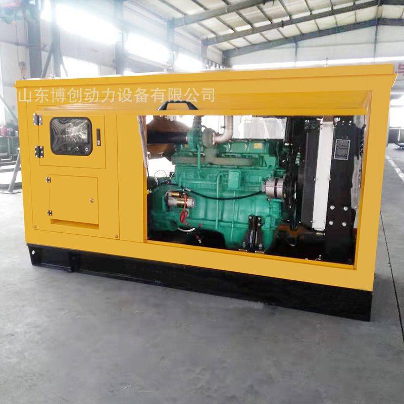纯铜无刷发电机户外施工常用电源潍坊100千瓦防雨棚发电机组